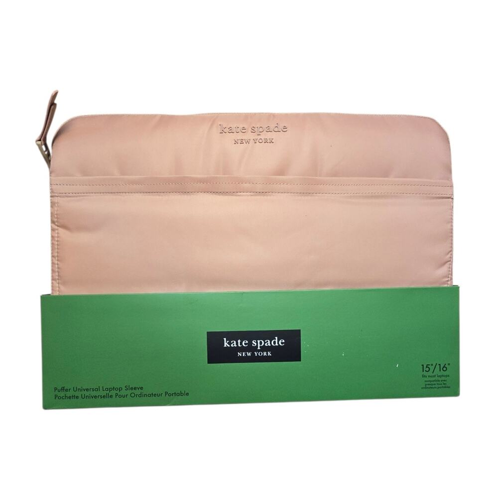 Kate Spade New York - Puffer Sleeve for up to 16" Laptop - Madison Rouge Nylon